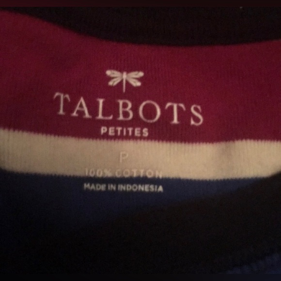 Women’s Talbots Soft Striped Top - Picture 2 of 6